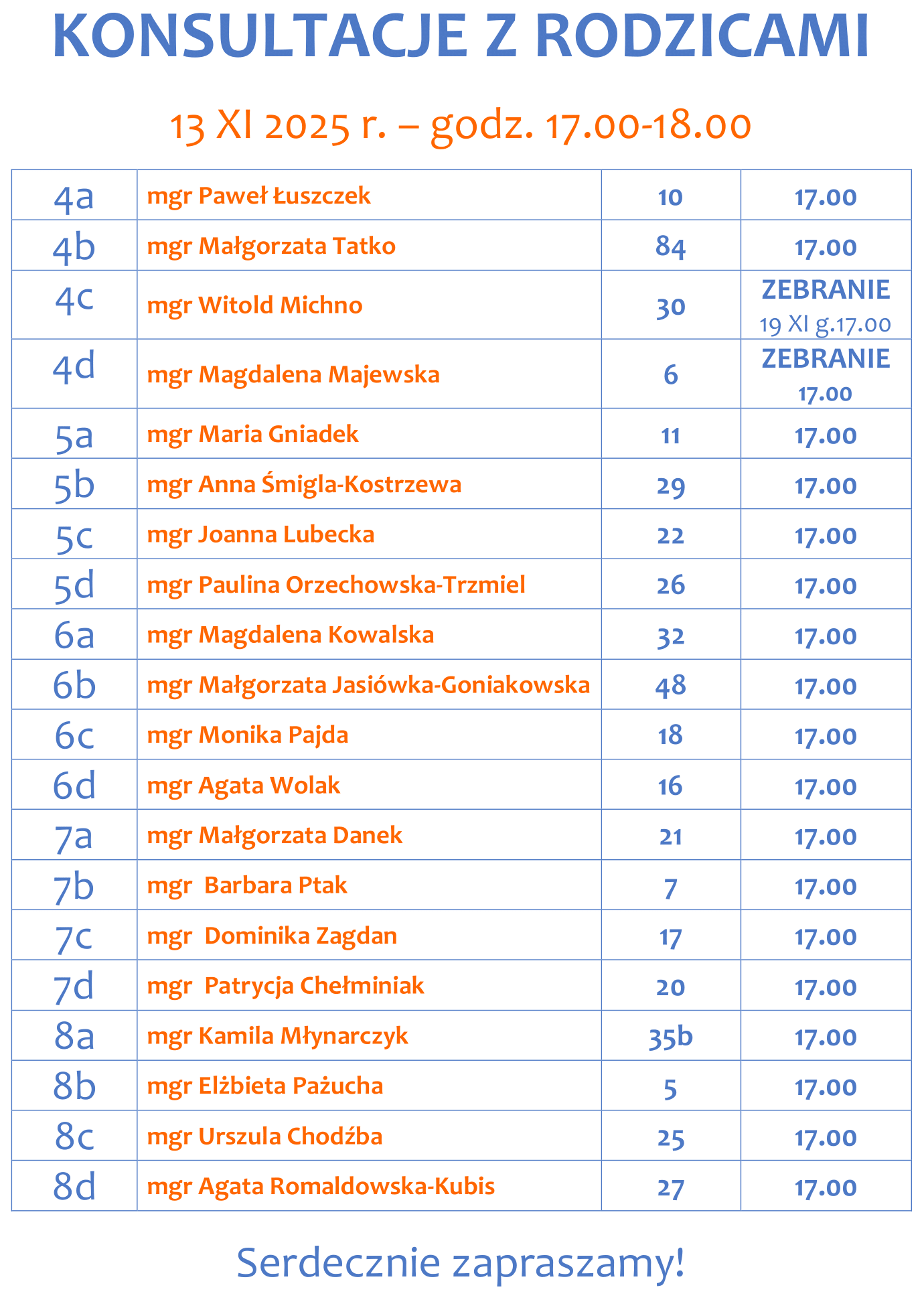 ZEBRANIA i KONSULTACJE DLA RODZICÓW – 13.11.2025-2