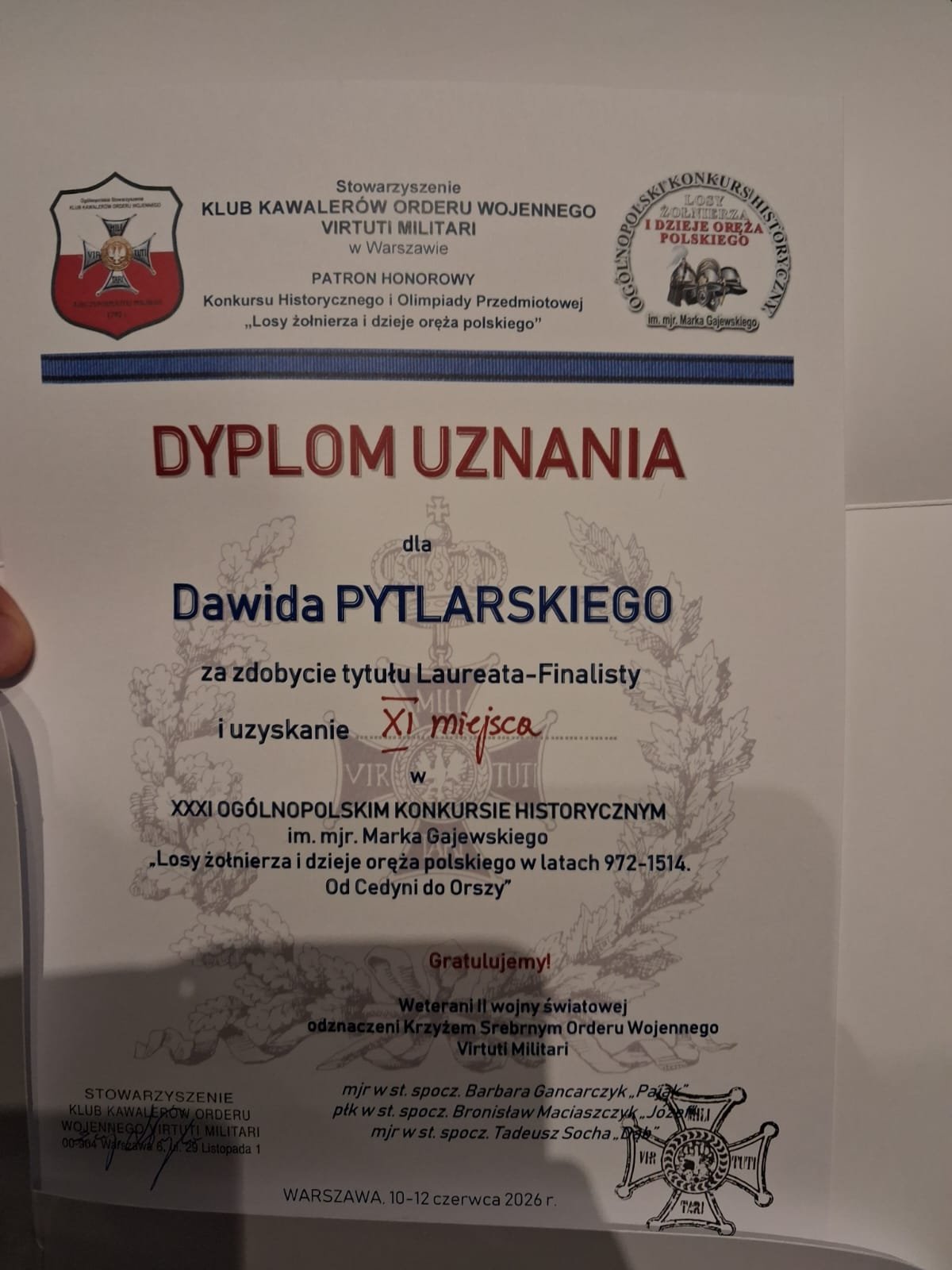 Losy Żołnierza – zawody Laureatów (4)